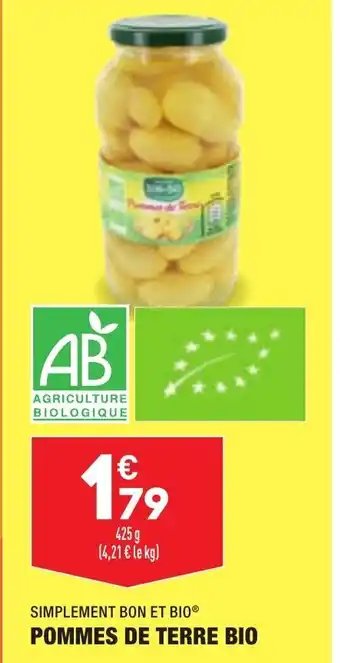 ALDI Pommes de Terre Bio offre