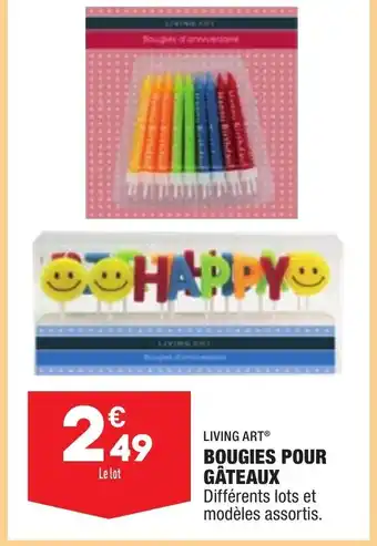 ALDI Bougies Pour Gâteaux offre