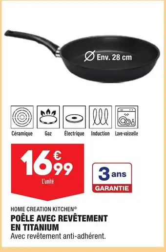 ALDI Poêle Avec Revêtement offre