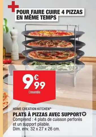 ALDI Plats à Pizzas Avec Support offre