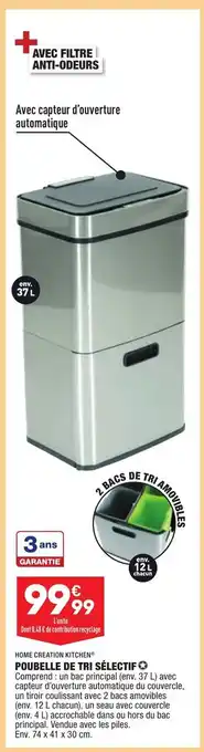 ALDI Poubelle De Tri Sélectif offre