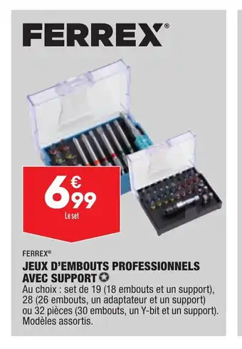 ALDI Jeux D'Embouts Prefessionnels Avec Support offre