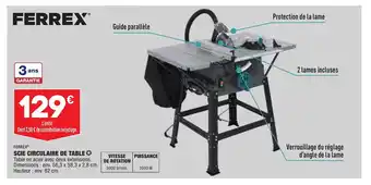 ALDI Scie Circulaire De Table offre