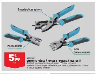 ALDI Emporte-Piéces A Pinces Et Pinces A Riveter offre