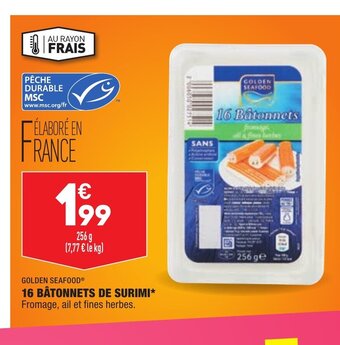 ALDI 16 Batonnets De Surimi* offre