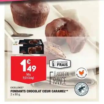 ALDI Fondants Chocolat Coeur Caramel** offre