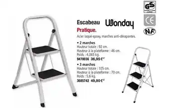 Plein ciel Escabeau Wonday offre