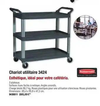 Plein ciel Chariot Utilitaire 3424 offre