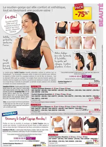Teleshopping Confort Esquisse Glamour, Confort Esquisse Essentiels, Confort Esquisse élégance offre
