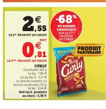 Super U Curly offre
