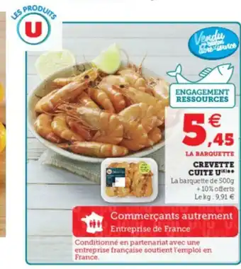Super U Crevettes offre