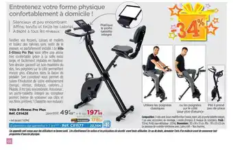 Teleshopping Vélo E-fitness Pro Plus offre