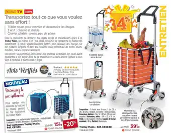 Teleshopping Trolley Malin offre