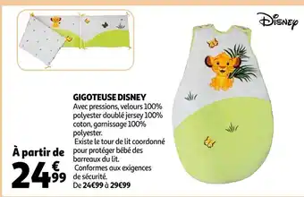 Auchan Disney gigoteuse offre