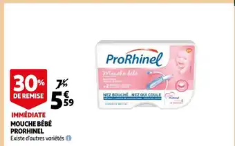 Auchan Prorhinel mouche bébé offre