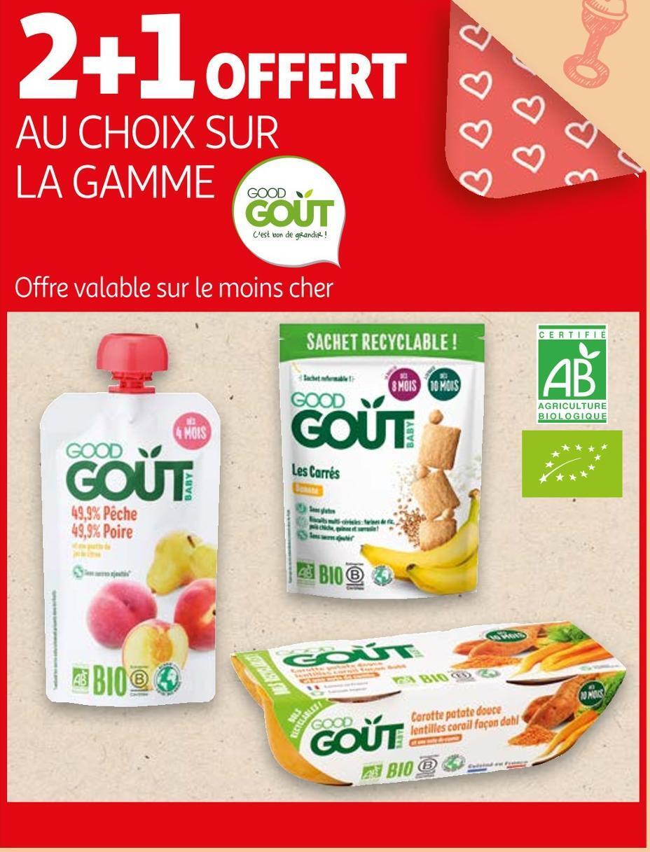 Promo Good gout bon plan sur la gamme good gout chez Auchan