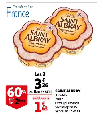 Auchan Saint albray saint albray offre