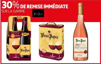 Auchan Vieux papes bon plan sur la gamme de la marque vieux papes offre