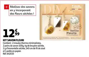 Auchan Kit savon fleuri offre