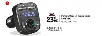 Roady Forever bon plan sur le transmetteur kit mains-libres offre