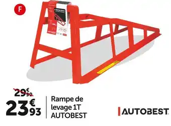 Roady Autobest rampe de levage 1t offre