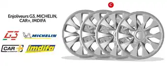 Roady G3 / michelin / car+ / imdifa bon plan sur les enjoliveurs offre