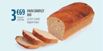 La Vie Claire La vie claire pain complet bio offre