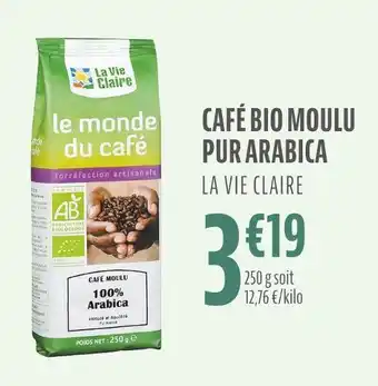 La Vie Claire La vie claire café bio moulu offre