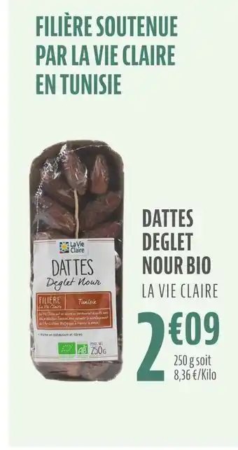 La Vie Claire La vie claire dattes deglet nour bio offre