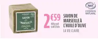 La Vie Claire La vie claire savon de marseille à l’huile d’olive offre