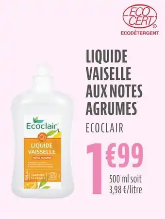 La Vie Claire La vie claire liquide vaiselle aux notes agrumes offre