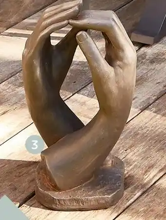 Jardiland Statue “mains” offre
