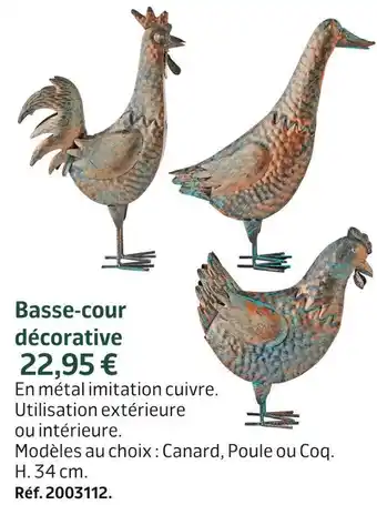 Jardiland Basse-cour décorative offre