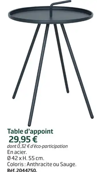 Jardiland Table d’appoint offre