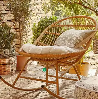 Jardiland Fauteuil à bascule “suzanne” offre