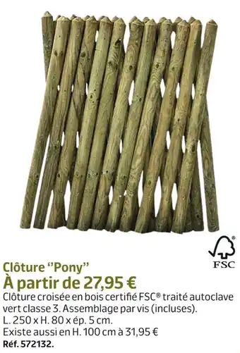 ClĂŽture pony