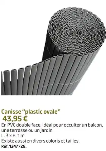 Jardiland Canisse ‘’plastic ovale’’ offre