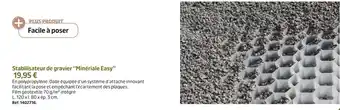 Jardiland Stabilisateur de gravier ‘’minériale easy’’ 19,95 € offre