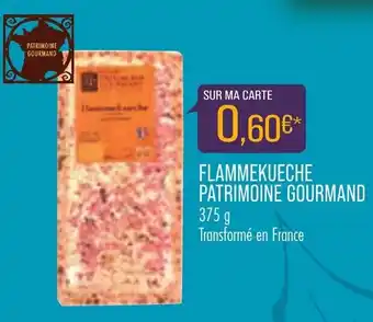 Match Flammekueche patrimoine gourmand offre