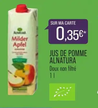 Match Jus de pomme alnatura offre