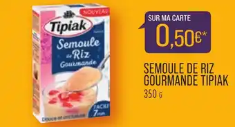 Match Semoule de riz gourmande tipiak offre