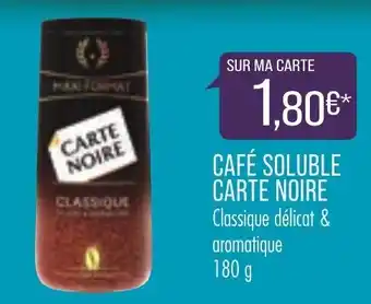 Match Café soluble carte noire offre