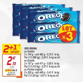 Netto Oreo original offre