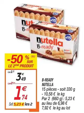 Netto B-ready nutella offre