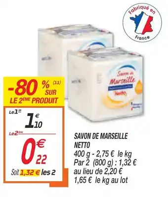 Netto Savon de marseille netto offre