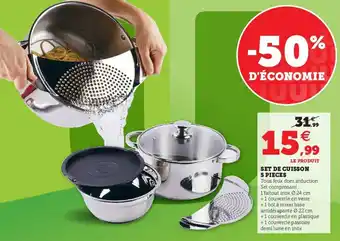 Hyper U Set de cuisosn 5 pieces offre