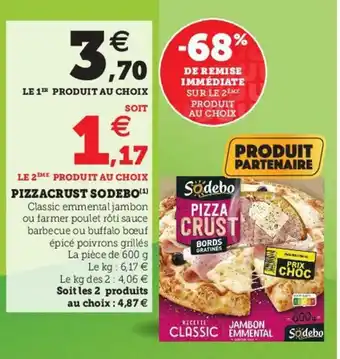 Pizzacrust sodebo