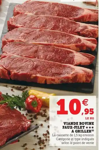 Hyper U Viande Bovine Faux-Filet offre