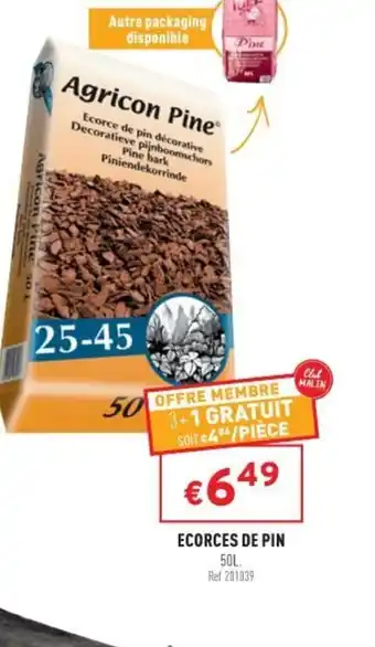 Trafic Ecorces de Pin offre