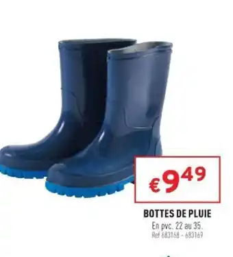 Trafic Bottes de Pluie offre